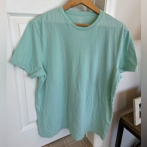 J.Crew Men’s Large tee shirt crew neck teal green